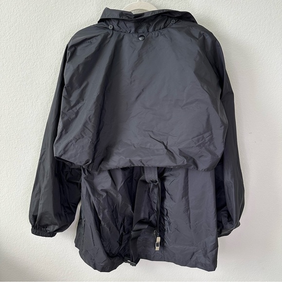 PRADA Black Re-Nylon safari rain jacket SZ IT 42, US 6, M - Picture 12 of 13